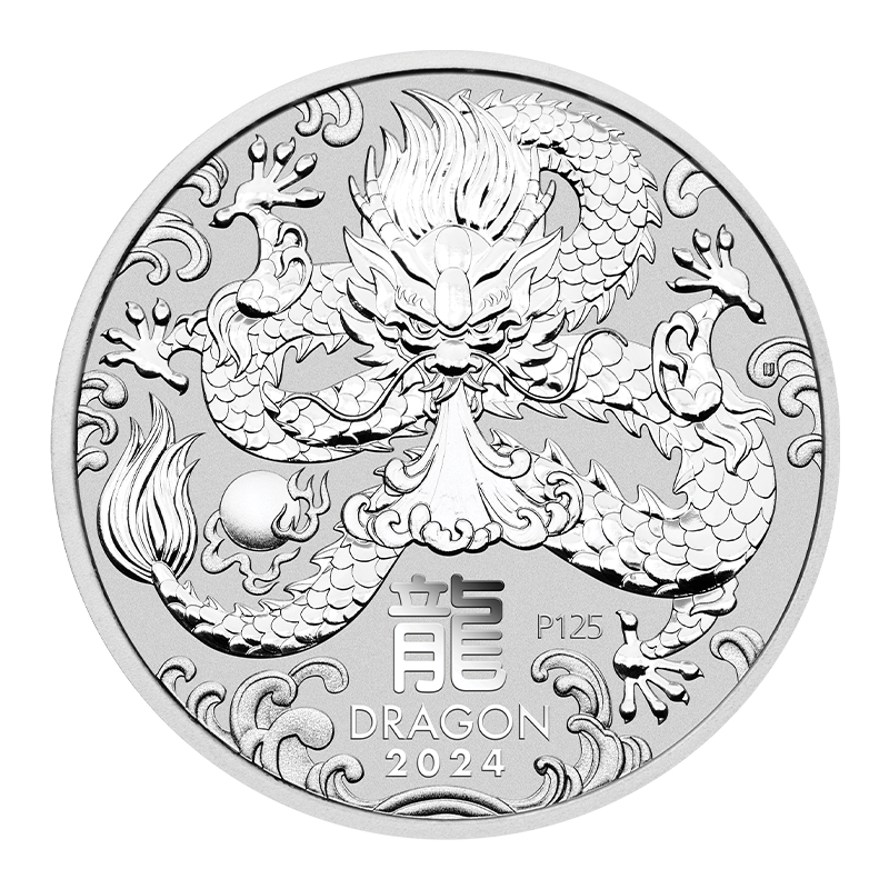 Buy 1 kg Australian Silver Lunar Dragon Coin (2024) | Price in 